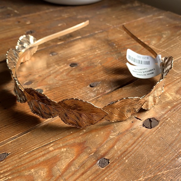NWT Golden Leaf Headband - Picture 2 of 6
